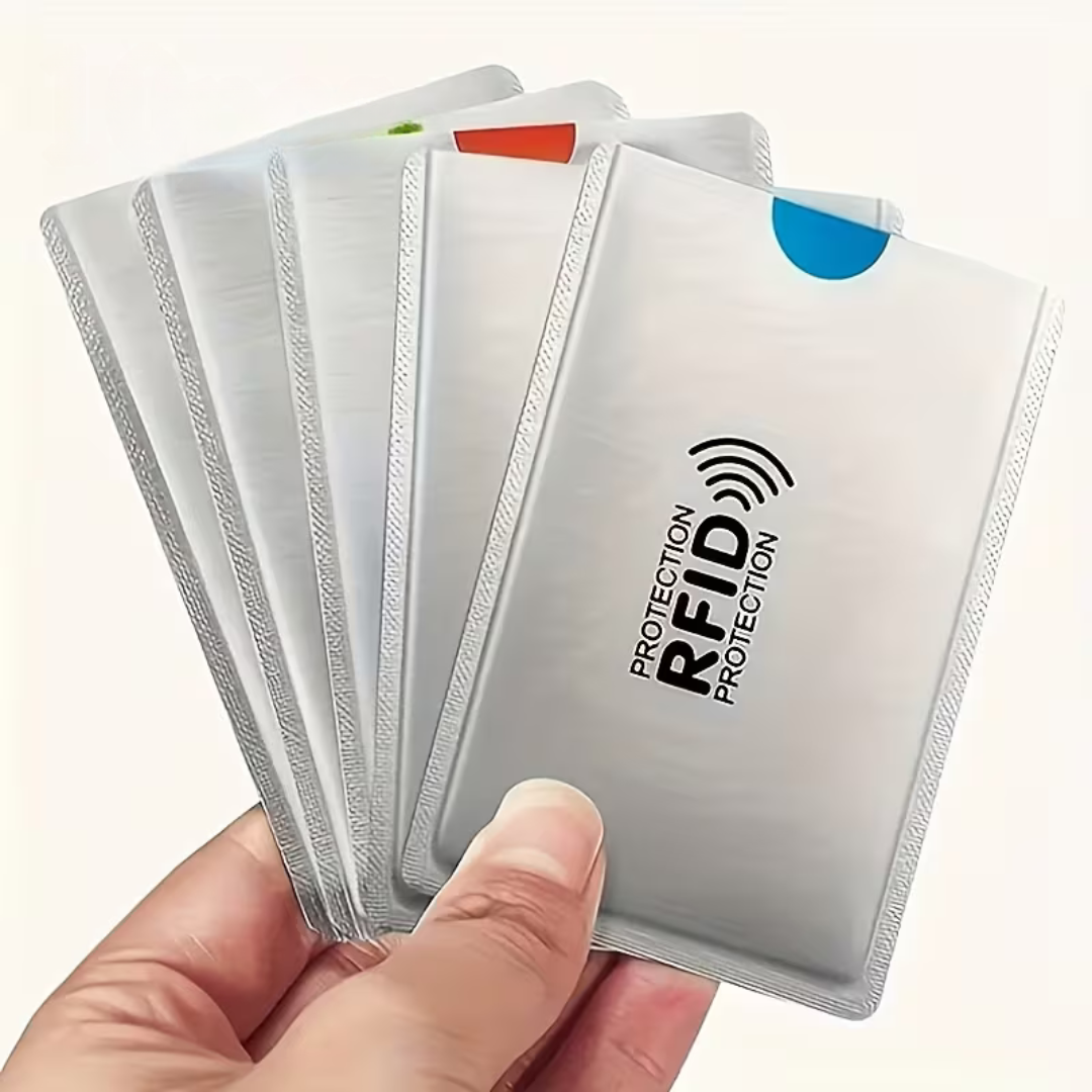 RFID Blocking Card Sleeves 5-Pack